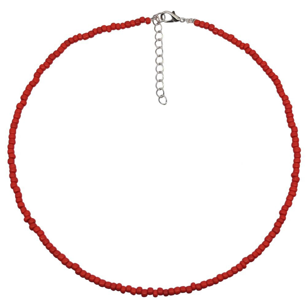 Bohemia Colourful Beaded Choker Necklace Women Girls Jewellery Gift UK