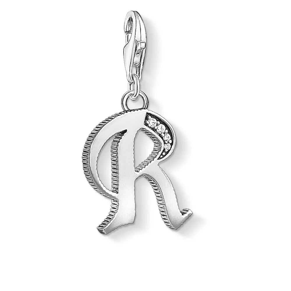 Alphabet Letters a B C D E F G H I J K L M N O P Q R S T U V W X Y Z Charm Pendant,2019 New Fashion Jewelry 925 Sterling Silver