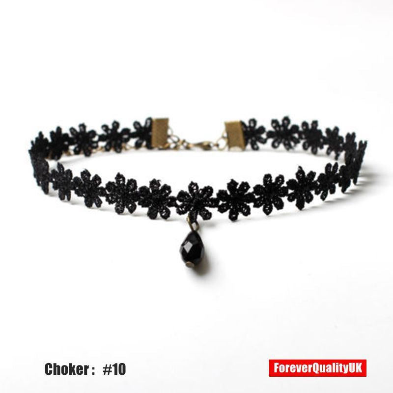 Fashion Women Full Diamond Crystal Rhinestone Choker Necklace Wedding Jewellery