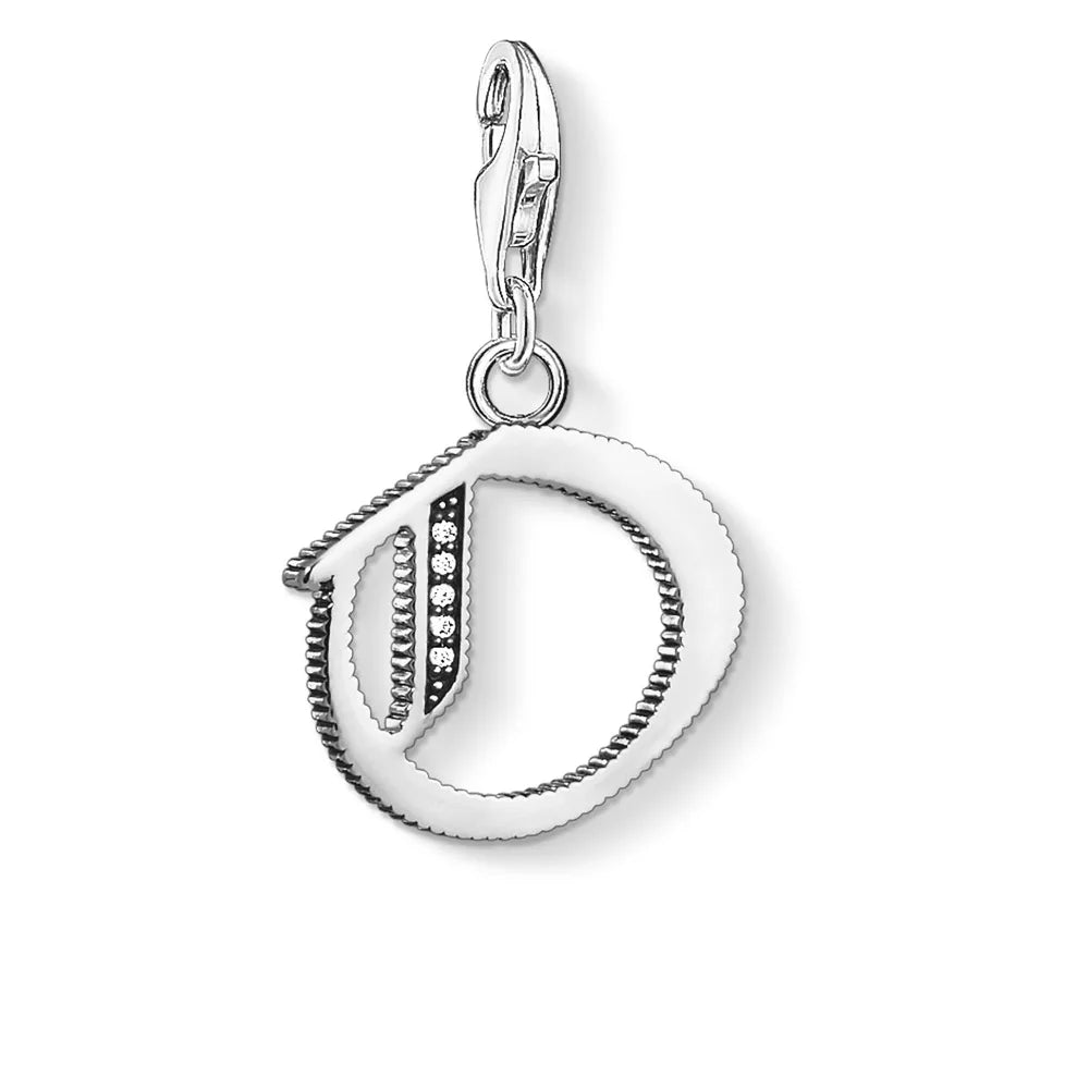Alphabet Letters a B C D E F G H I J K L M N O P Q R S T U V W X Y Z Charm Pendant,2019 New Fashion Jewelry 925 Sterling Silver