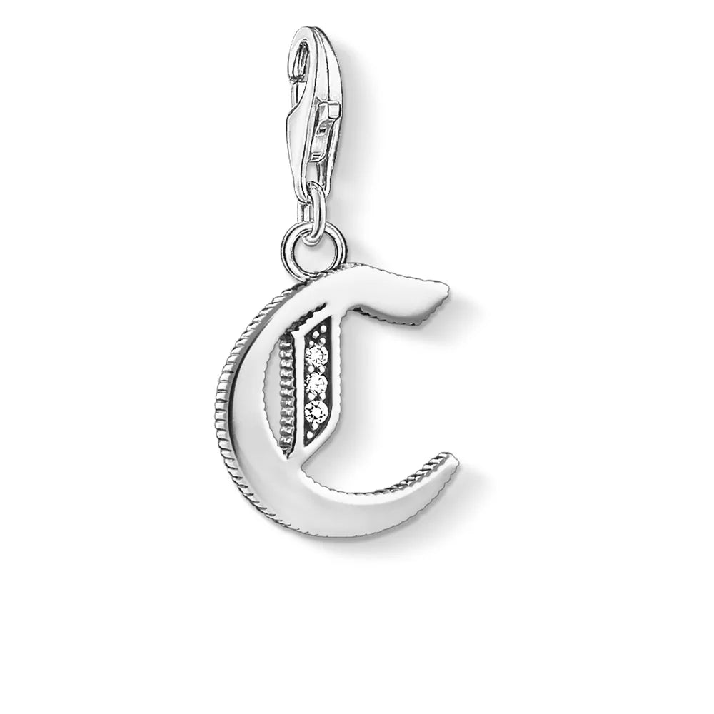 Alphabet Letters a B C D E F G H I J K L M N O P Q R S T U V W X Y Z Charm Pendant,2019 New Fashion Jewelry 925 Sterling Silver