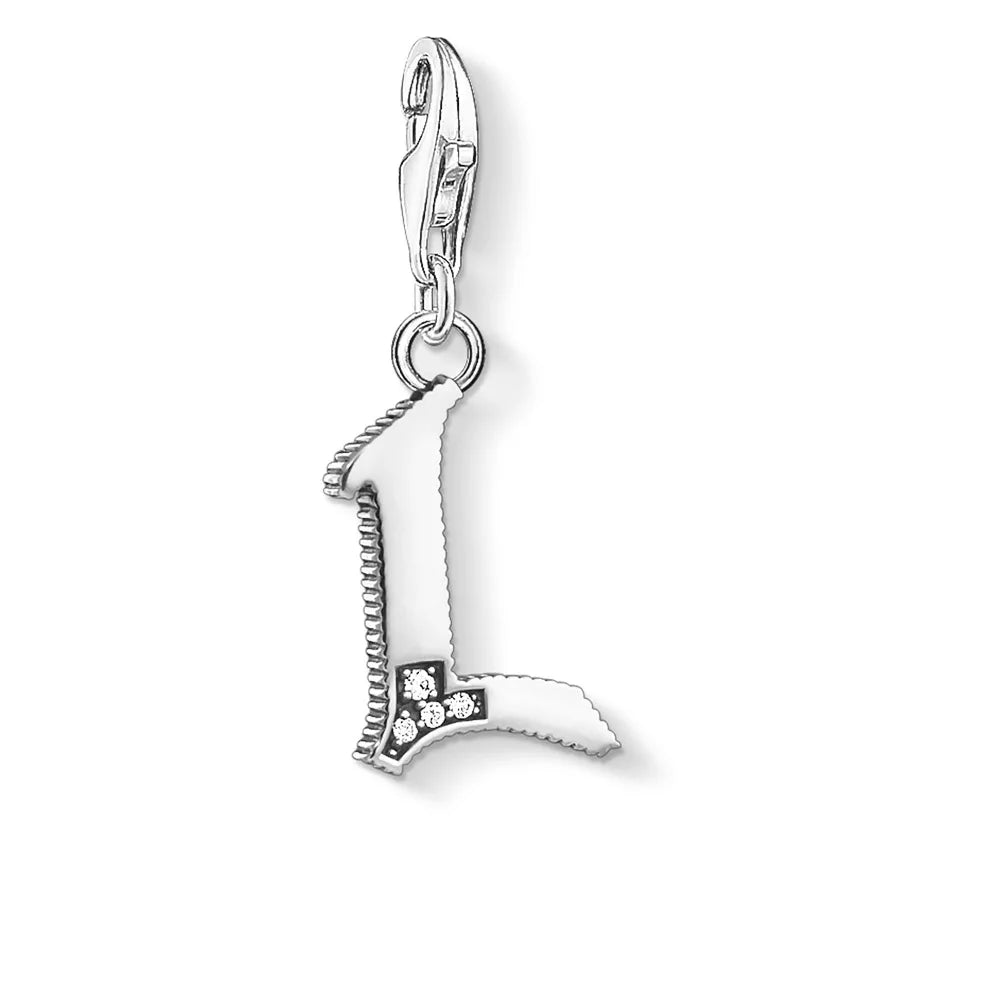 Alphabet Letters a B C D E F G H I J K L M N O P Q R S T U V W X Y Z Charm Pendant,2019 New Fashion Jewelry 925 Sterling Silver